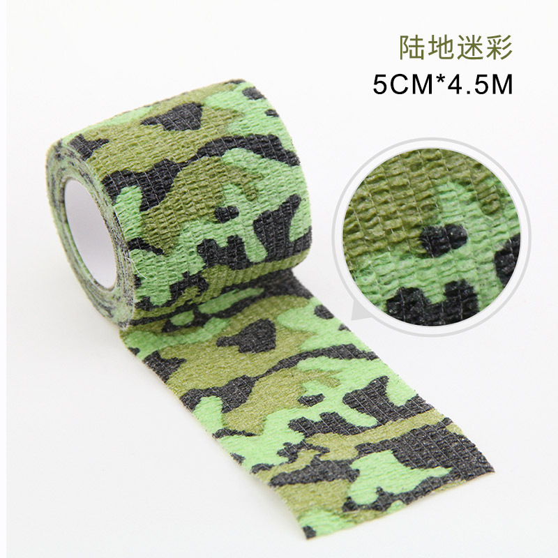 Picture of Factory Direct Sales Outdoor Camouflage Bandage Non-Woven Self-Adhesive Elastic Bandage Camouflage Bandage Available for Wholesale