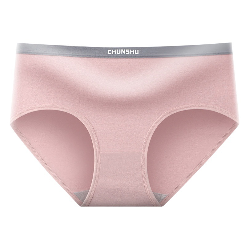 [independent] cotton graphene wet underwear ladies color matching waist anti-bacterial bottom crotch girl briefs