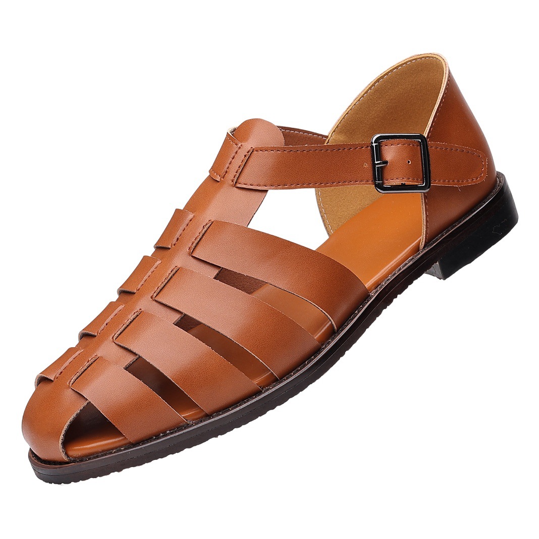 Plus Size Men's Shoes 2025 Summer New Casual Sandals Men's Fashion Trendy Roman Shoes Cross-Border Export Men's Shoes