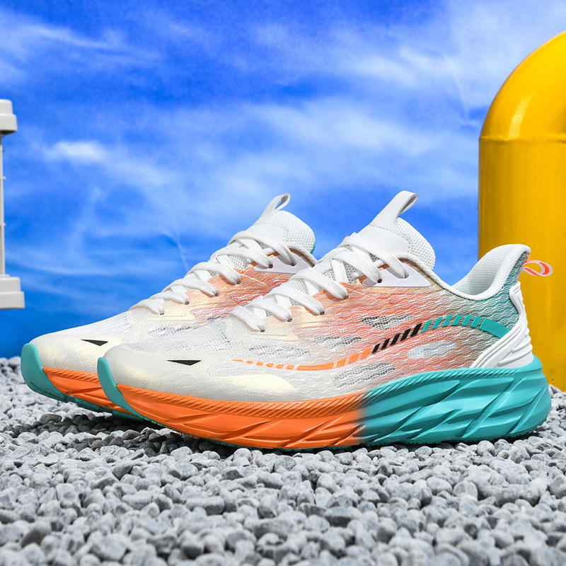 sneaker Spring and Summer New plus size Couple Running Shoes Low-top Mesh Cloth Night Run Men's Shoes Fashionable All-match Casual Shoes
