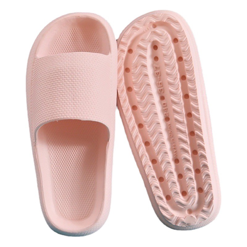 New Hotel Shit-feeling Anti-slip Lovers Slippers Women's Summer eva Sandals Men's Thick Bottom Home Indoor Bathroom