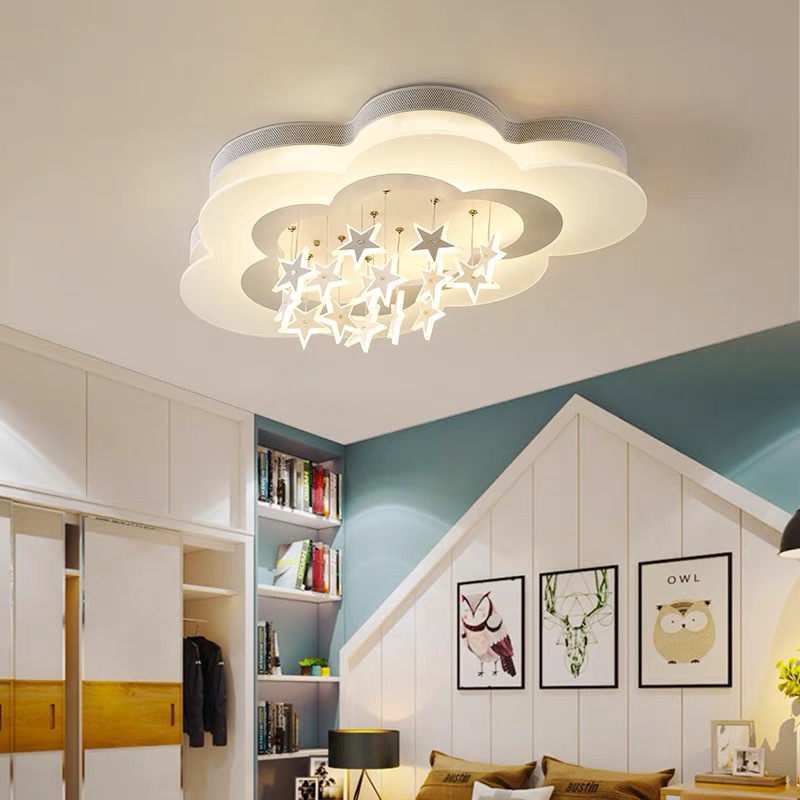 Cloud ceiling lamp star lamp children's bedroom lamp study lamp cartoon lamp kindergarten lighting lamps living room lamp