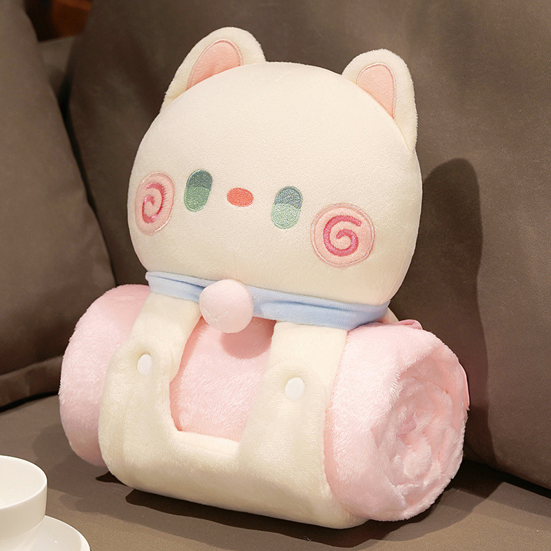 Picture of Blanket Nap Blanket Office Flannel Air Conditioning Blanket Nap Shawl Spring and Summer Cartoon Sofa Cover Blanket Small Blanket
