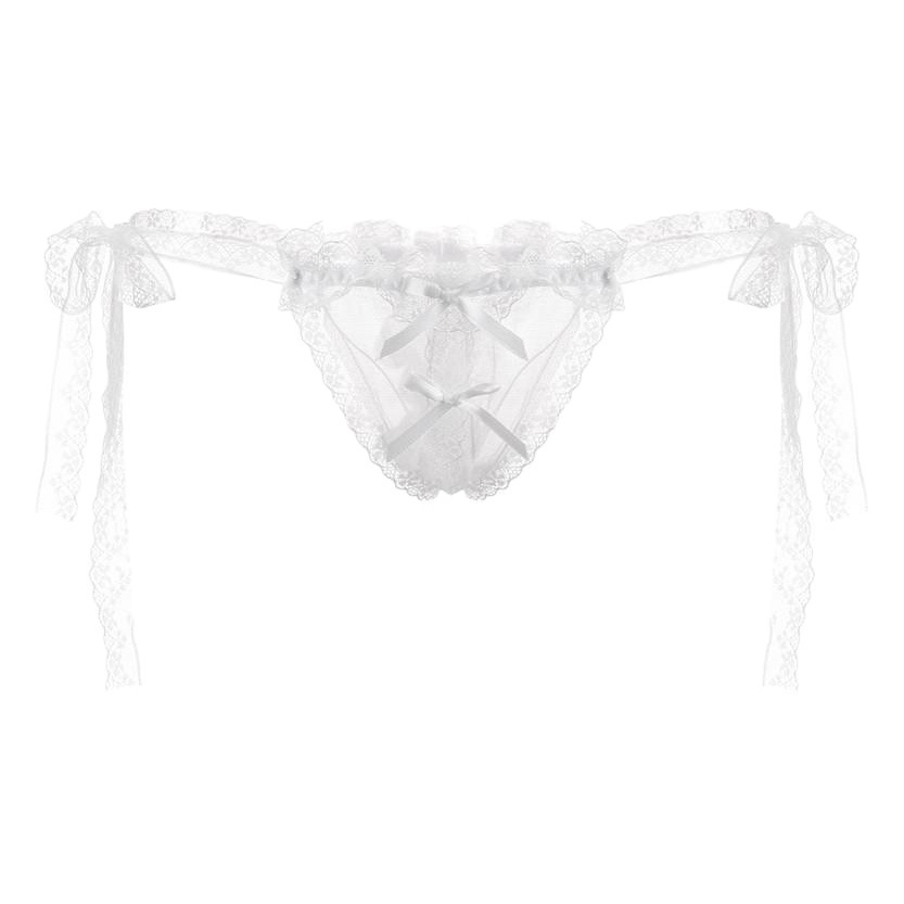 Lace Sexy G-string Women's Lace-up Sexy Open Crotch T-pants Women's Temptation Underwear Adjustable Size Sexy Underwear