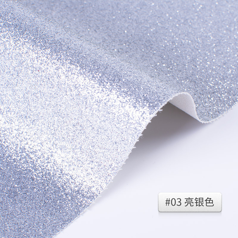 Picture of Glitter Cloth Pu Leather Fabric Glitter Christmas Glitter Sequin Textile Leather Glitter Clothing Accessories