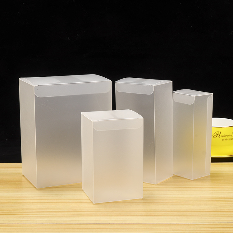 Factory wholesale pvc packaging box pet transparent box pp plastic box frosted twill packaging printing folding box custom