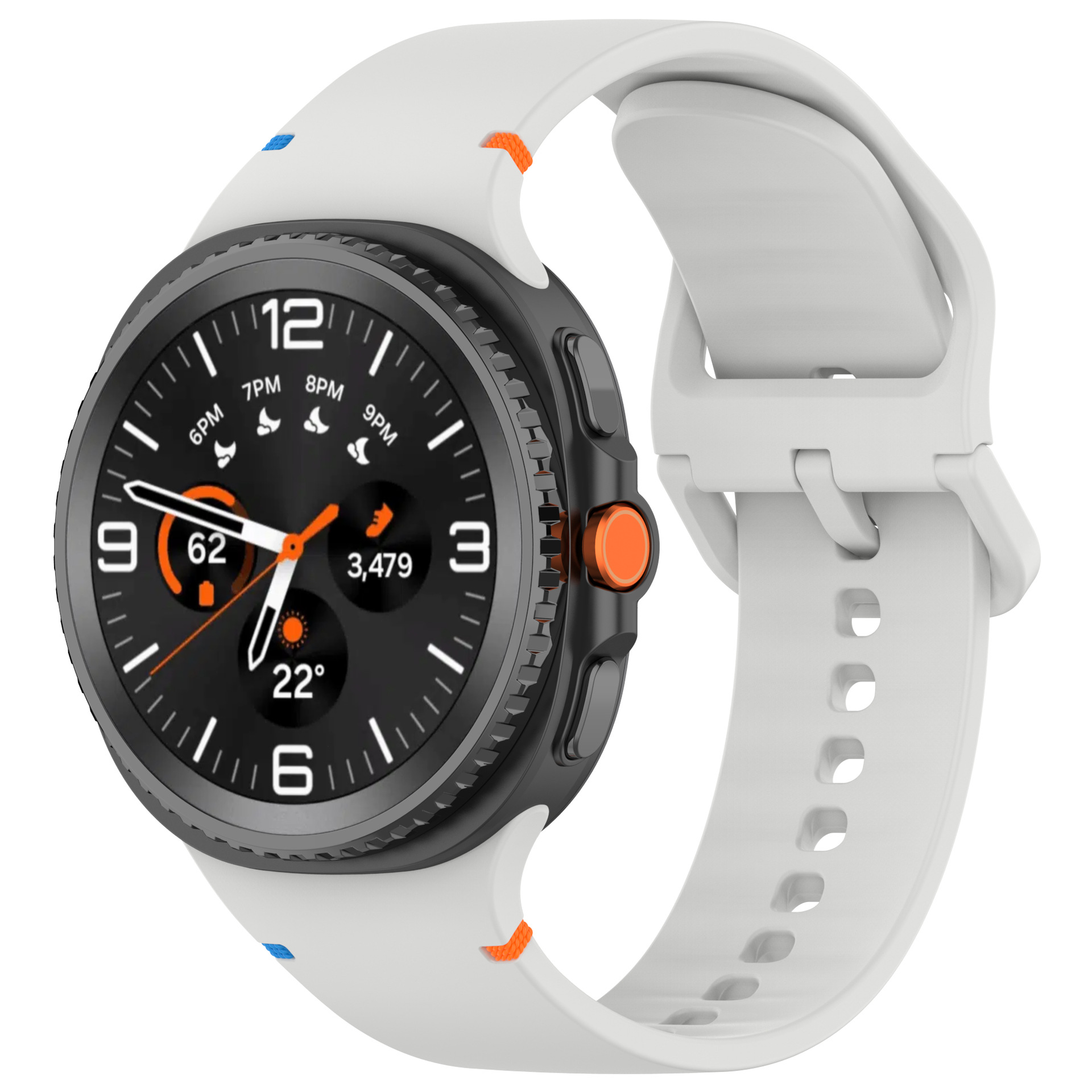 Picture of The new product is suitable for Samsung Watch8 stitched silicone strap Galaxy 8 classic official wristband of the same style