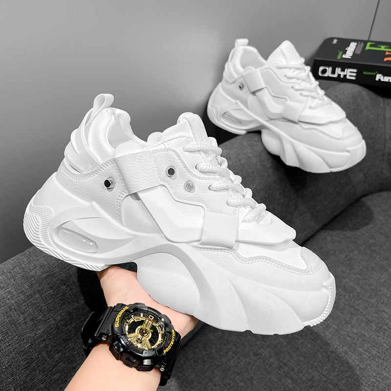 Cross-Border Extra Large Men's Shoes 2024 Douyin Popular New Internet Celebrity Popular Dad Shoes Sports Trend Versatile Wear-Resistant