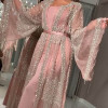 Picture of 2025 Cross-Border New European and American Export Women's Clothing Bronzing Large Hem Dress Sexy Long Skirt Shawl Banquet Evening Dress