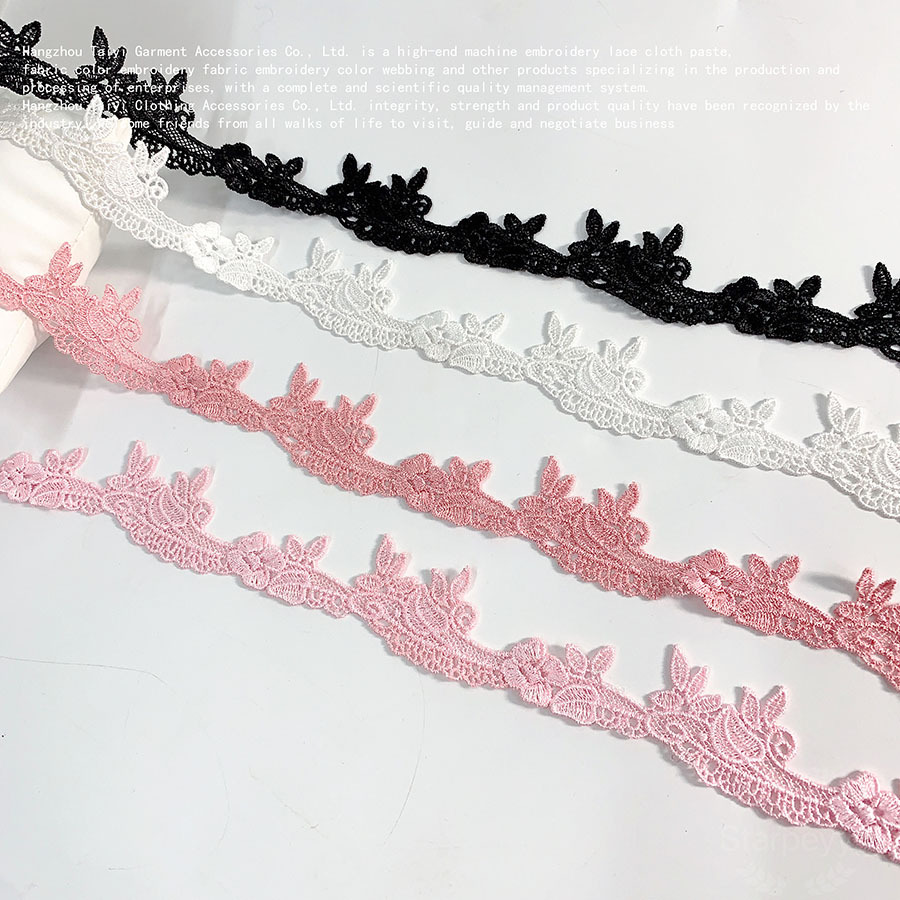 3.0CM Good Shopping Women's Embroidery Lace Hanfu Dress Embroidery Quality Embroidery Barcode Lace