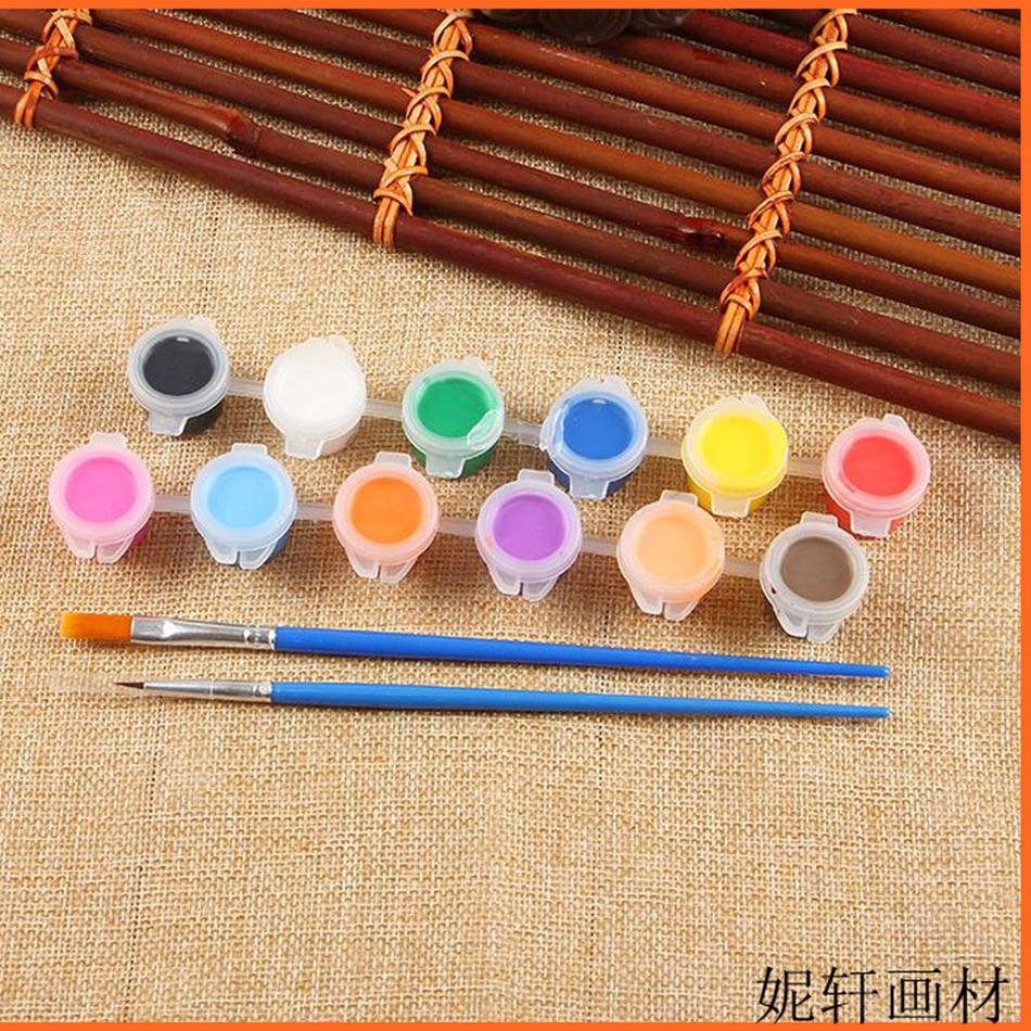 Picture of Children's Waterproof Acrylic Pigment Strip Kindergarten DIY Fine Arts Graffiti Gypsum Pigment Kite Painting Pigment