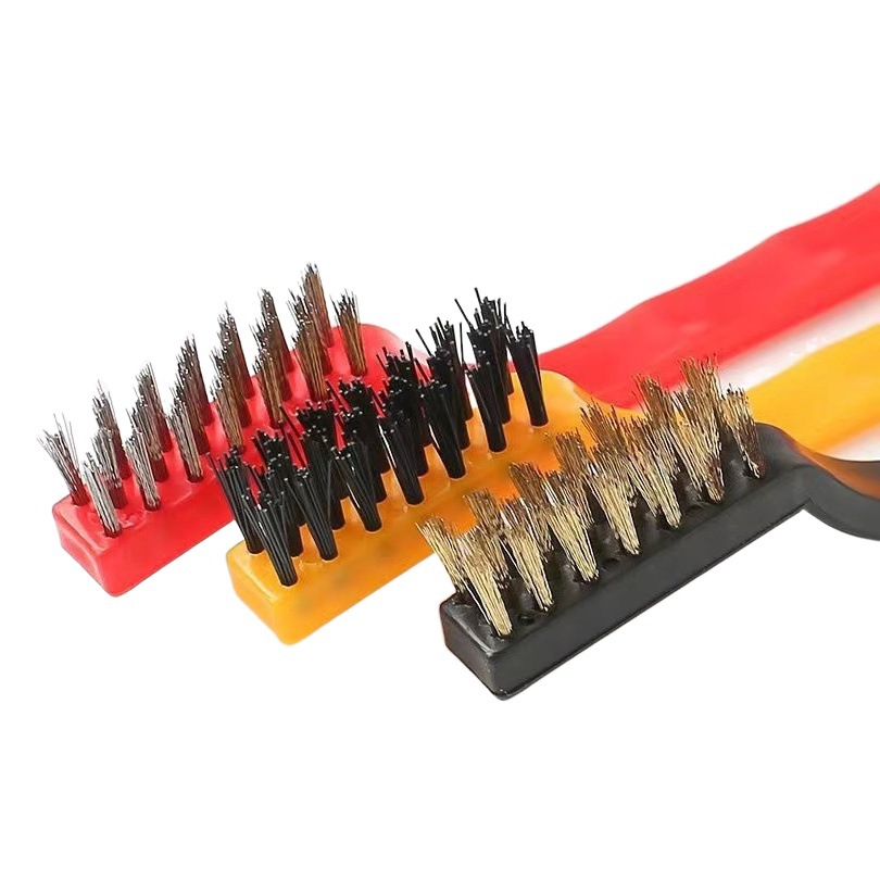 Stove Brush Cleaning Five-Piece Set to Remove Oil Stains, Kitchen Cleaning Artifact, Stove Brush, Steel Wire, Copper Wire Cleaning Range Hood