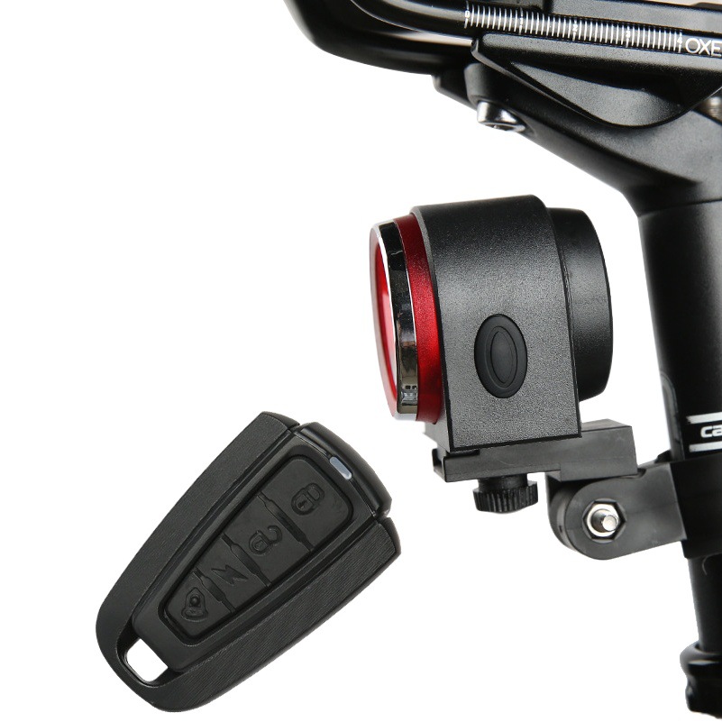 Antusi Golden Cicada A8 Remote Control Anti-Theft Alarm Smart Brake Tail Light Bicycle Warning Horn Light