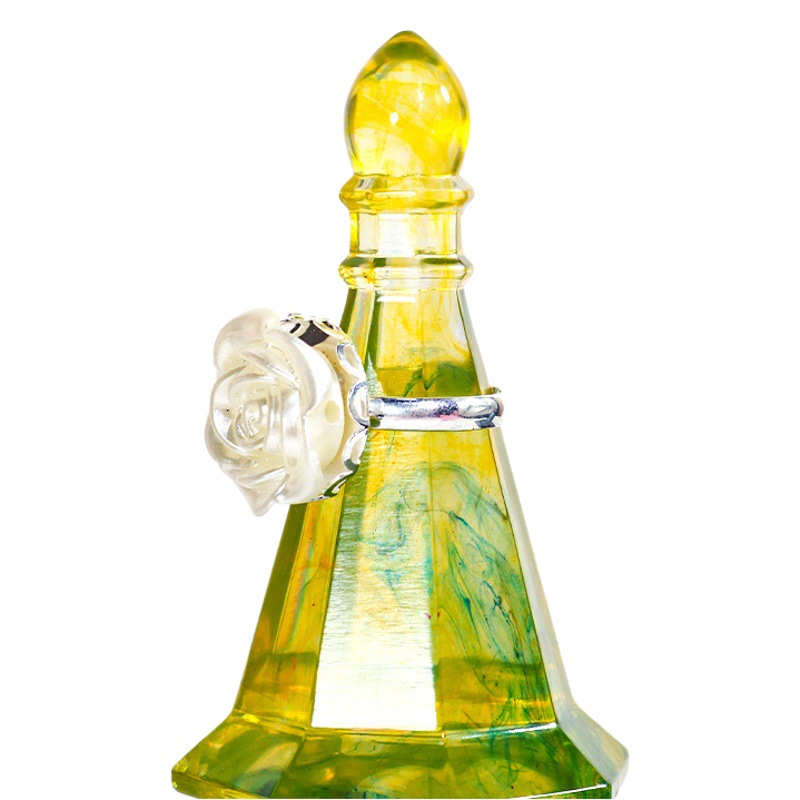 Deyi Yangyang DIY Glue Mold Castle Ring Holder Silicone Mold Mirror Resin Mold Cross-Border Supply