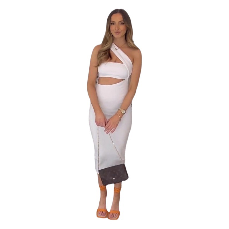 Autumn 2023 New Fashion Women's Clothing Amazon Cross-border Sexy Two-piece Instagram Style European and American Fashion Dress