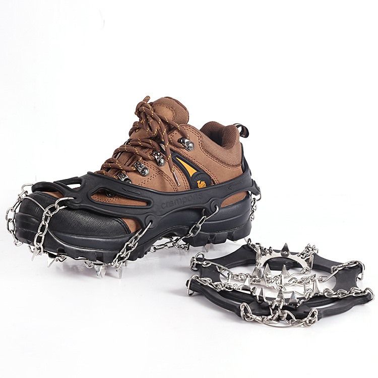 Picture of Factory direct supply 19-tooth outdoor ice and snow claw 201 stainless steel welded snow chain 19-tooth ice grip
