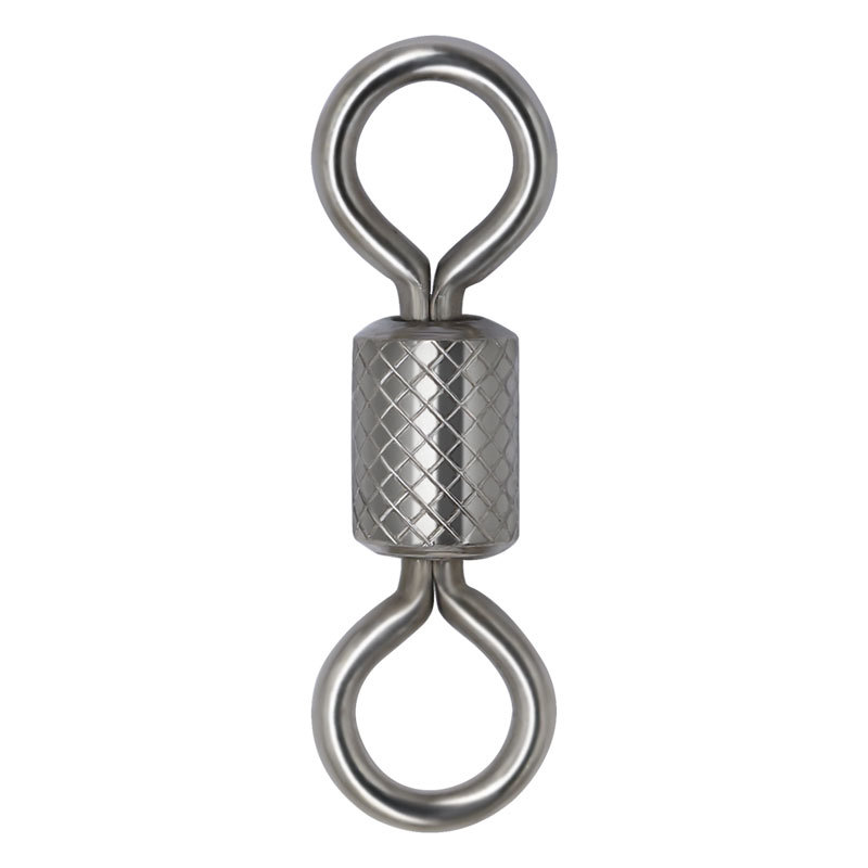 Picture of High-Speed Swivel Strong Pull Connection Ring Fishing Accessories Connector American Swivel 8-Shaped Ring Embossed Eight-Shaped Ring
