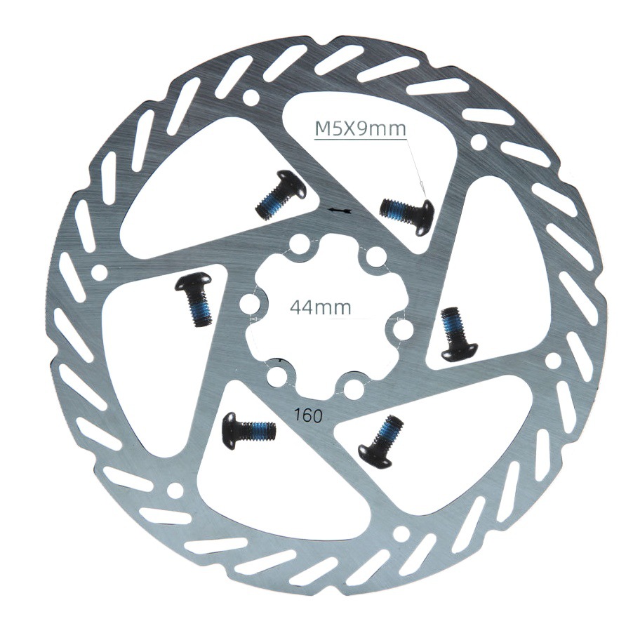 Mountain bike brake disc 160mm disc six nail disc disc road bicycle disc brake accessories universal