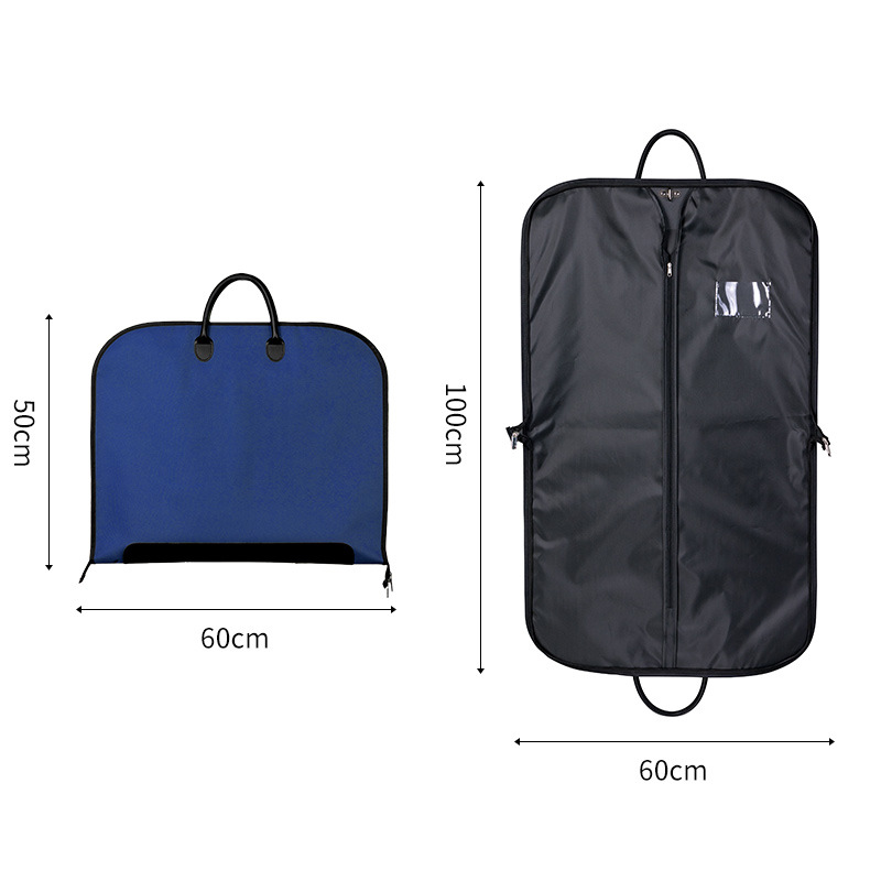 Picture of High-end nylon Oxford cloth suit bag portable handle travel storage bag zipper non-woven suit dustproof bag