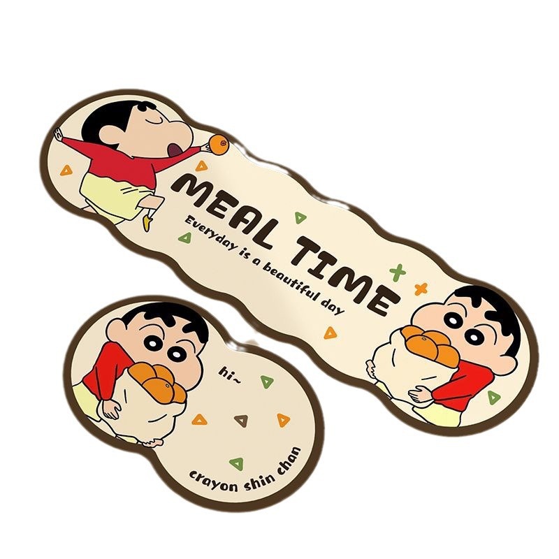 Picture of Cartoon diatom mud water absorption and oil absorption kitchen mat special-shaped two-piece bathroom non-slip mat toilet quick-drying door mat
