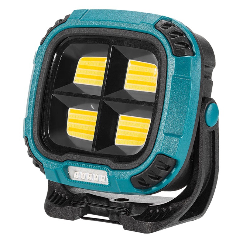 Cross-Border New Cob Work Light Magnetic Rechargeable Floodlight Work Light Emergency Night Market Satchel Bright Flashlight
