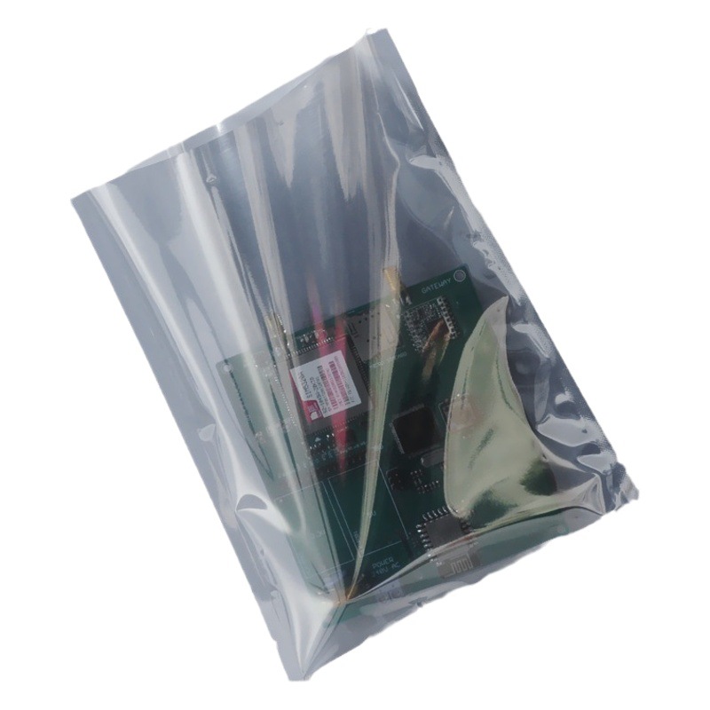 Customized Anti-Static Shielding Bag Digital Accessories Memory Module Plastic Seal Bag Hard Drive Flat Flap Pocket Pants Printing 15 Silk Sealed Bag