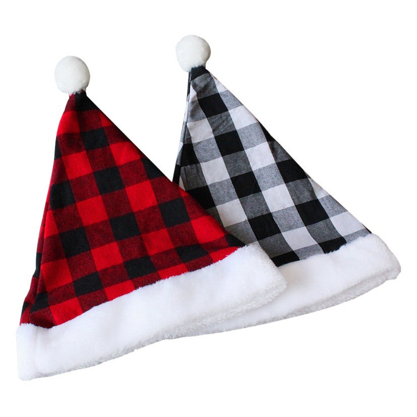 Hong Kong Love Cross-border New Products Christmas Supplies Decorative Props Holiday Dress-up Hat Prellis Christmas Hat