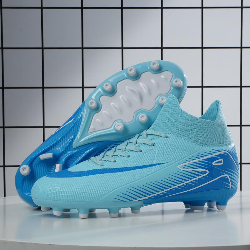 European Cup New Stab 16 Football Shoes High-top Youth Adult Training Shoes Spike TF Broken Nail Training sneaker