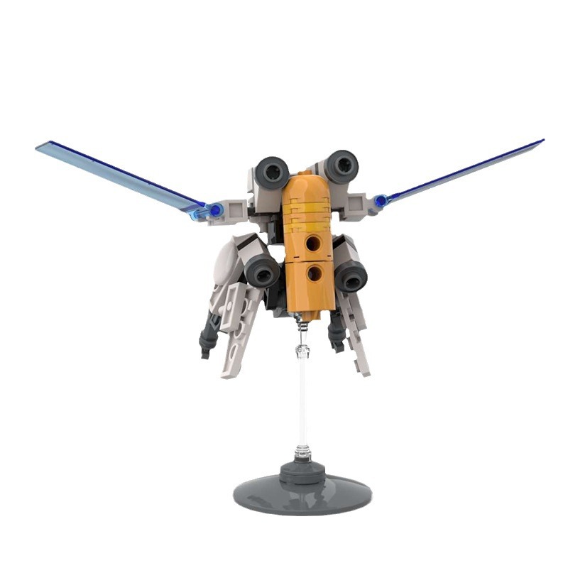 Picture of MOC building blocks compatible with Lego minicomputer assembly exoskeleton robot educational ornaments hand-made DIY building blocks