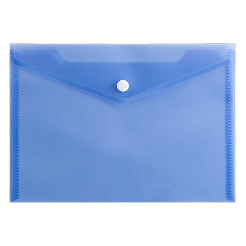 Picture of Source factory wholesale A4 plastic PP file bag transparent A5 snap bag advertising folder security deposit bag custom