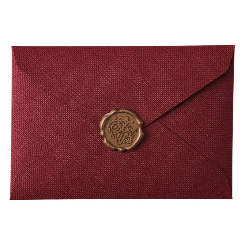 Picture of Letterhead Envelope Set Thickened linen Envelope Handwritten Love Letters for Male Girlfriend to Confess Birthday Greeting Card Exquisite Letterhead