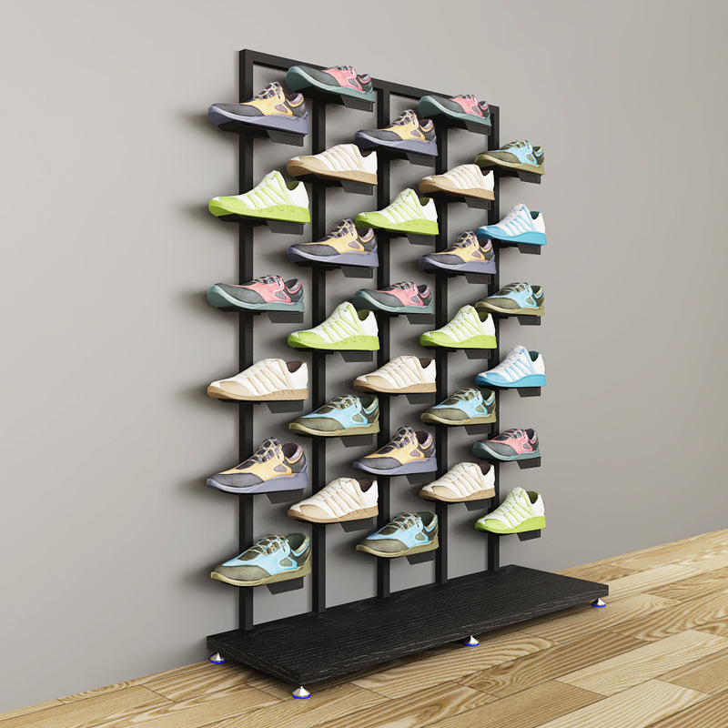 Picture of Five-Pole Medium Size Rack Shoes Rack Clothing Store Display Rack Nakajima Clothing Display Rack Shoes Store Shoes Display Rack Shoes