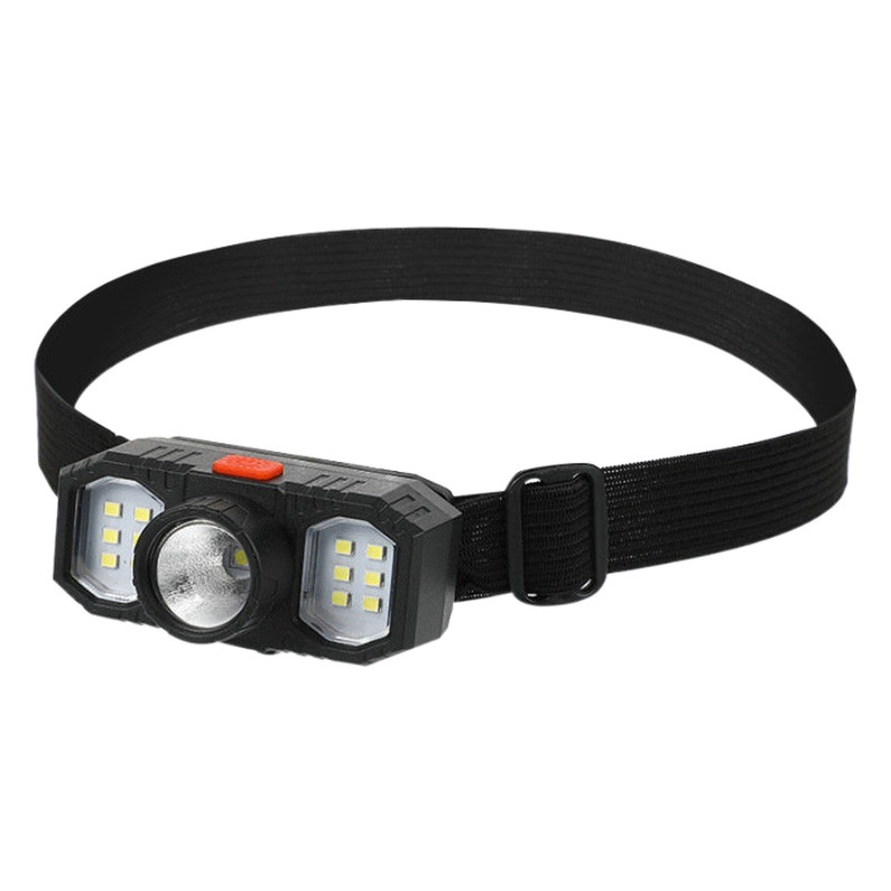 New cross-border led headlamp outdoor lighting cob mini usb rechargeable head-mounted lamp strong light miner's lamp small headlamp