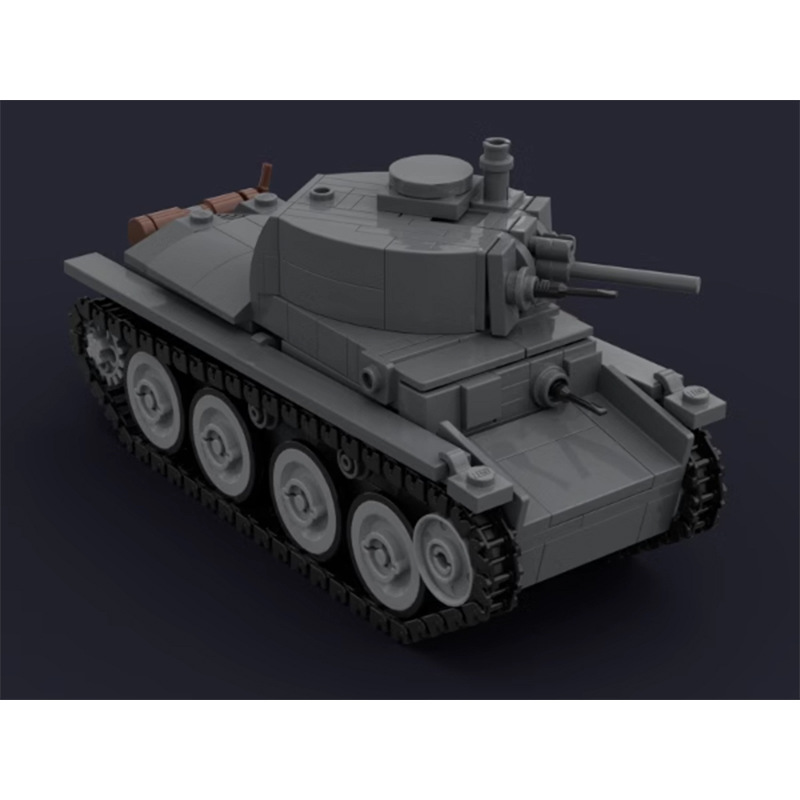 MOC military building blocks LT-38 light tank model compatible with Lego small particles assembling building blocks toys for children