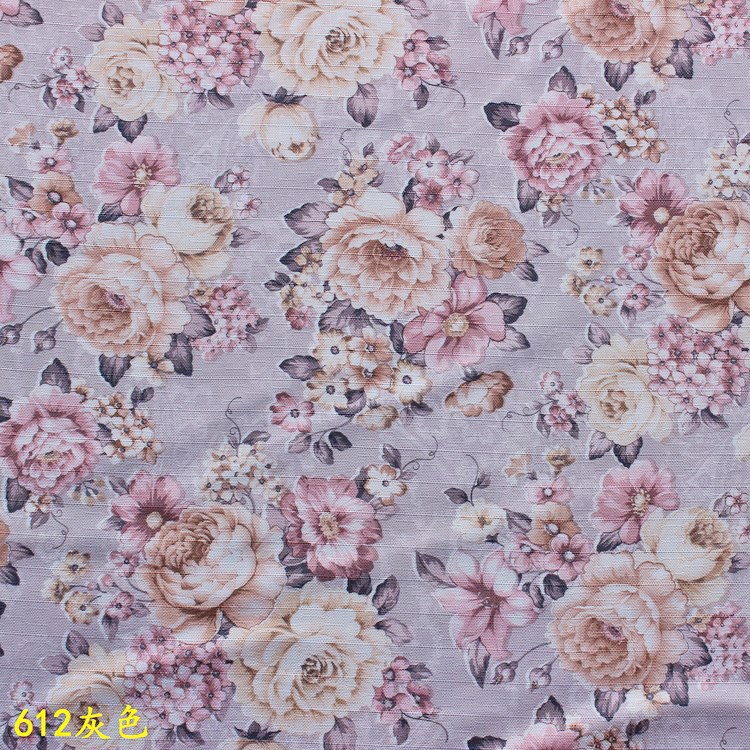 Picture of Manufacturer's Ready Stock 2.8m Wide Polyester Imitation Linen Jacquard Bamboo Plaid Cloth Flower Pattern Rich Cross Plaid Bamboo Cloth