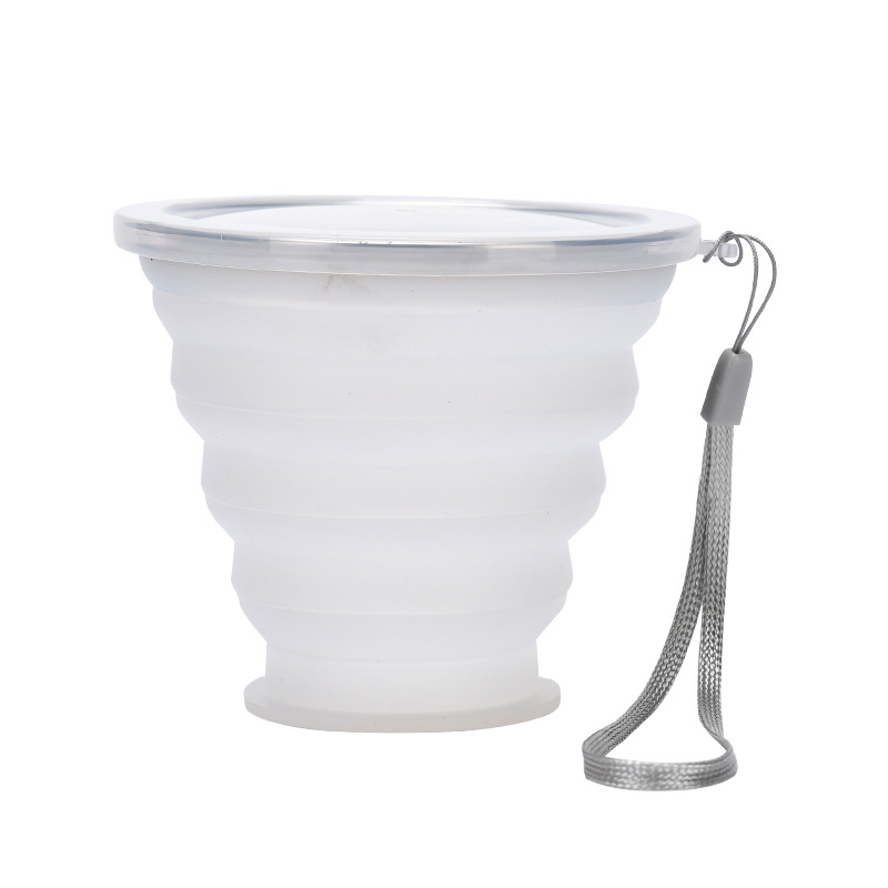 Picture of Silicone Foldable Cup, Large Diameter 320ml, Round Portable Cup, Factory Direct Sales Silicone Foldable Cup