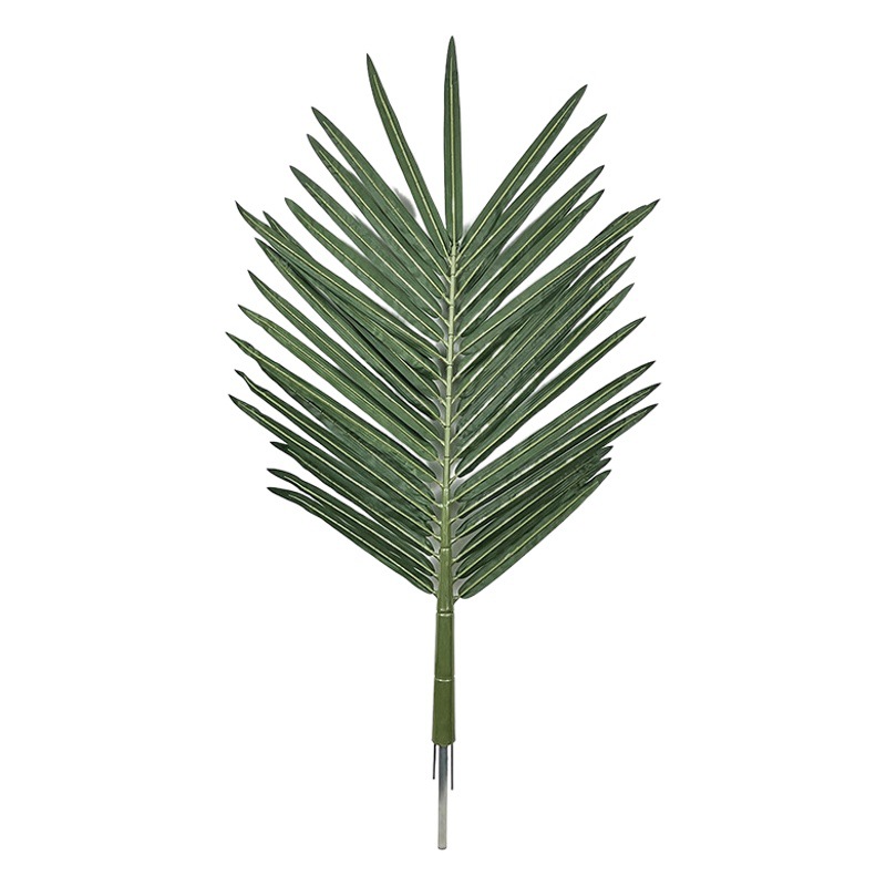 Picture of Wholesale Spot Simulated Coconut Leaves Outdoor Round Tubes Anti-Uv Simulated Green Plants Landscape Accessories Simulated Leaves Factory