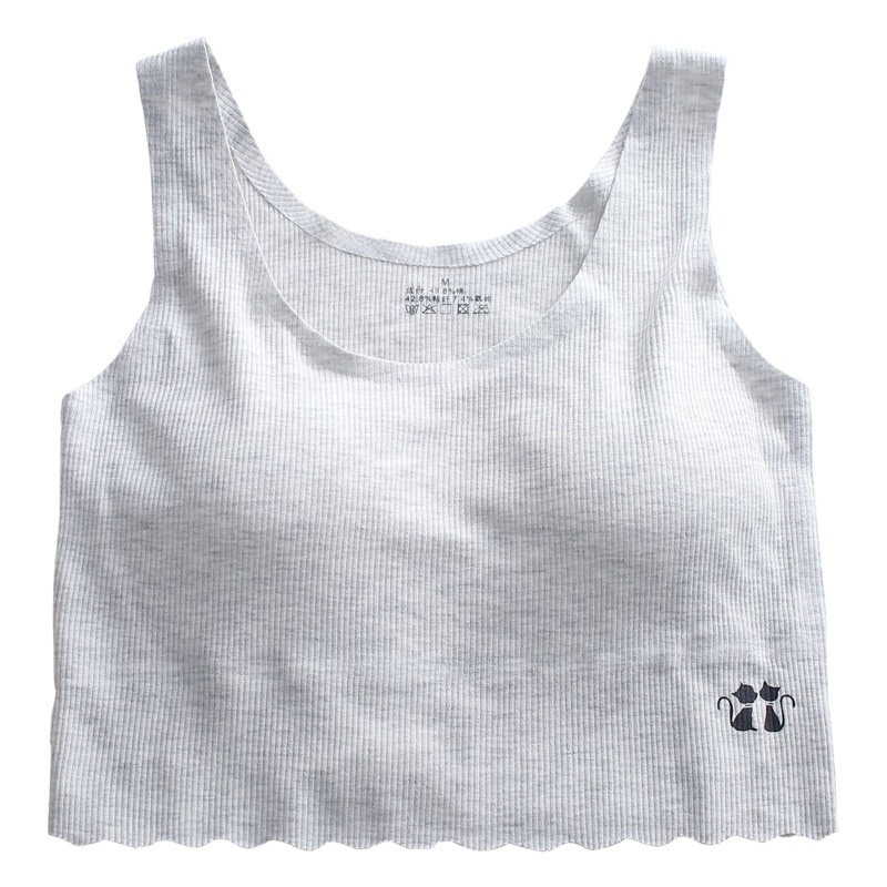 Traceless Developmental Underwear Tube Top Girls' Bra High School Vest 13-18 Girls' Big Girls' Wrap Thin Chest