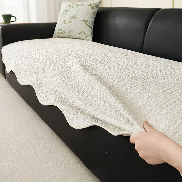 Strict Selection of Summer Special-Shaped Sofa Cushion Irregular Ice Silk Mat 2025 New Advanced Cool Sense Cushion Cover Cloth