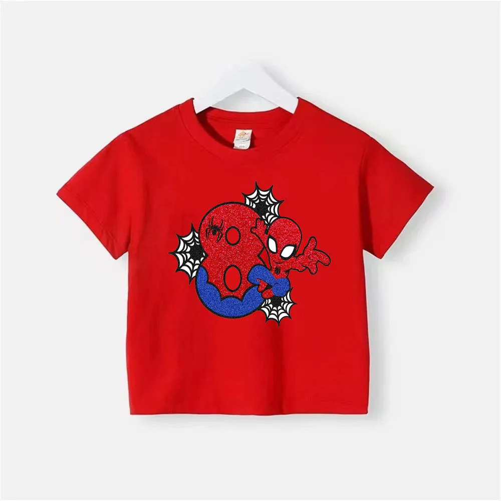 Picture of Cross-border foreign trade children's clothing fashion short-sleeved T-shirt 2025 summer new cuhk children's casual round neck T-shirt