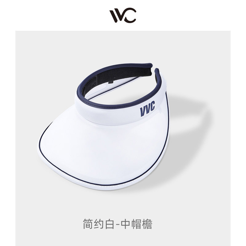 Picture of VVC sunscreen cap summer sports anti-ultraviolet large brim sun hat adult men and women outdoor empty top sun hat