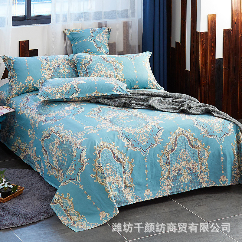 Picture of Factory Bed Sheets Thickened Scrub Bed Sheets Single Piece Student Dormitory Bed Sheets Scrub Bed Sheets for Single Bed