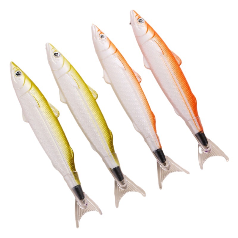 Cross-border creative funny salted fish-shaped ballpoint pen Ocean series ballpoint pen fish-shaped pen gift Xianyu pen