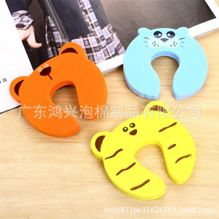 Buffer door card anti-collision anti-clip EVA stamping building block toy color foam gasket special-shaped toy