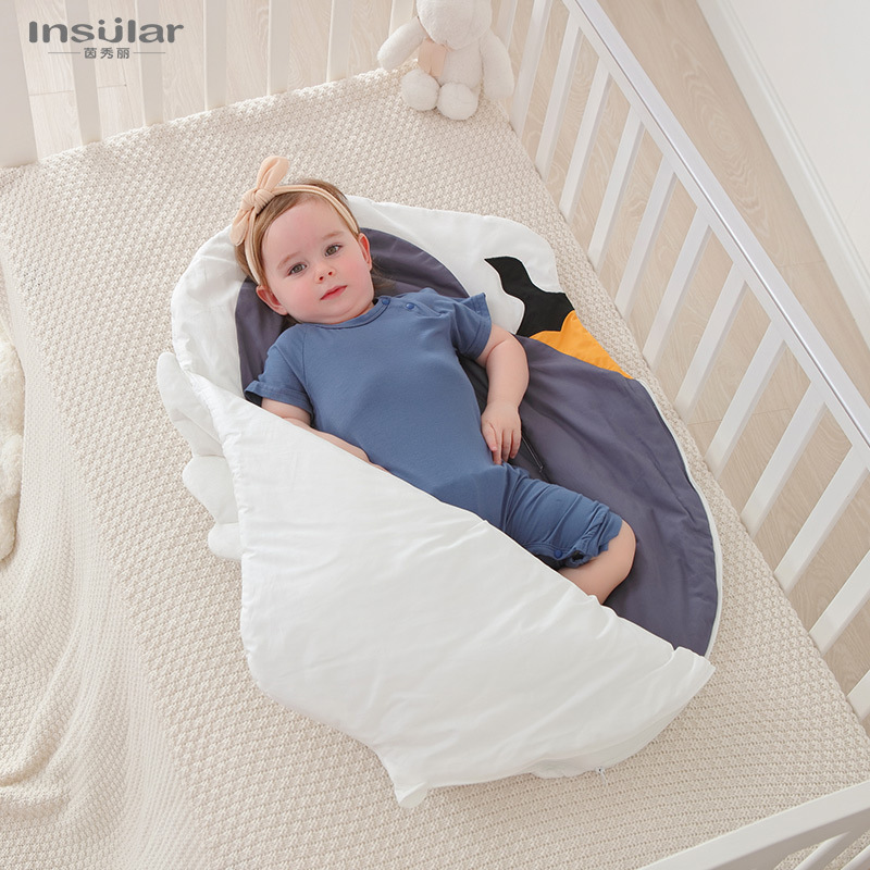 Picture of Yinxiuli autumn and winter cotton cartoon baby warm sleeping bag baby sleeping bag air conditioning quilt 0-18 months cross-border