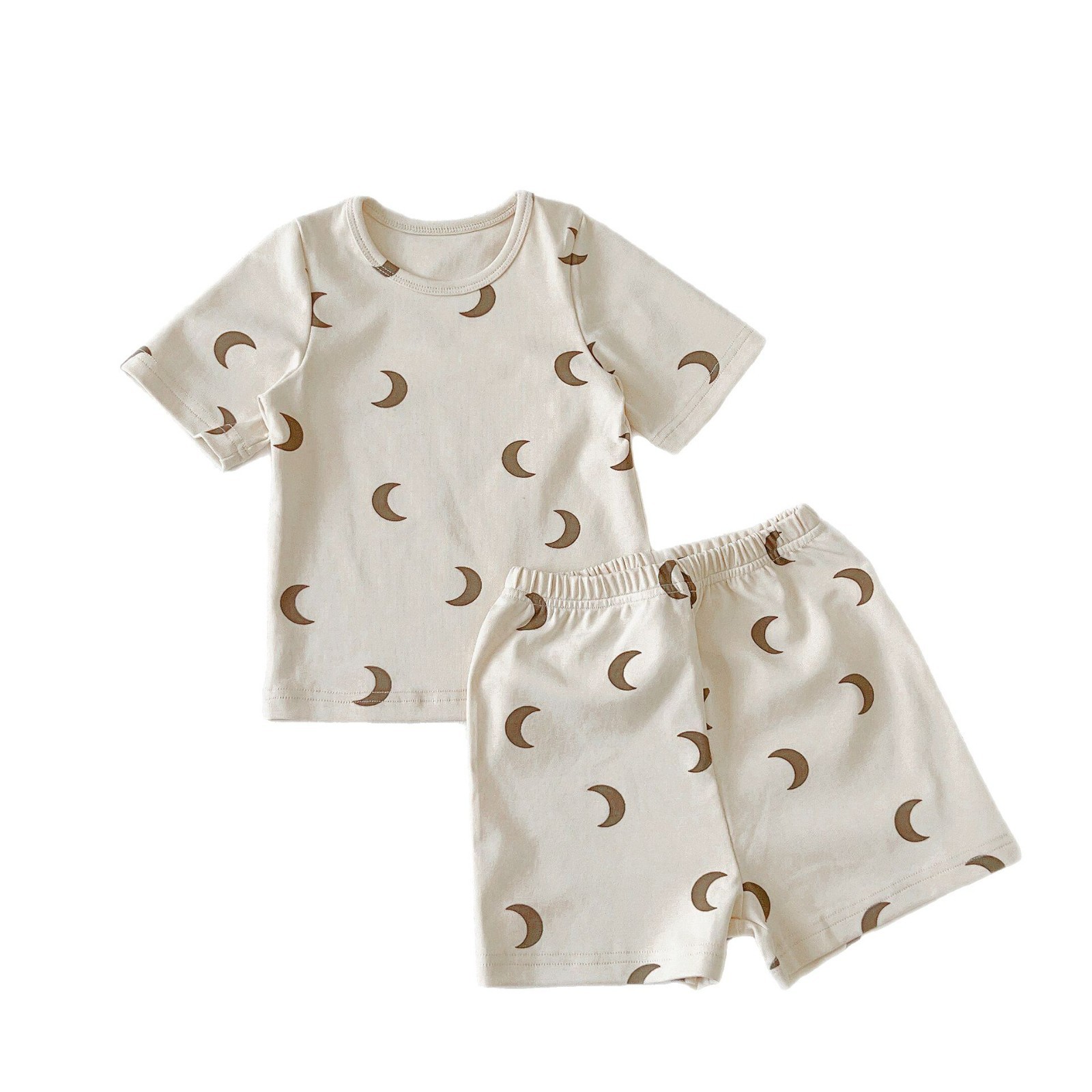 Picture of Xg Summer Cross-Border Popular Kidsren's Home Clothes Kidsren's Pajamas Set Pure Cotton Short-Sleeved Suit for Small and Medium-Sized Kidsren