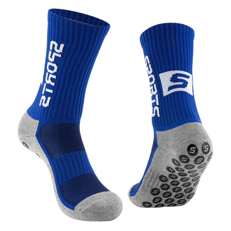 Combat football socks towel bottom sports running socks mid-calf wear-resistant non-slip dispensing outdoor sports riding socks