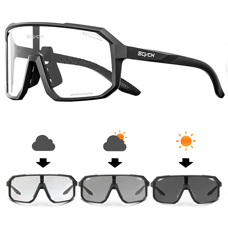 Picture of 2023 new riding color changing glasses mountain road bike riding goggles outdoor professional sports sunglasses