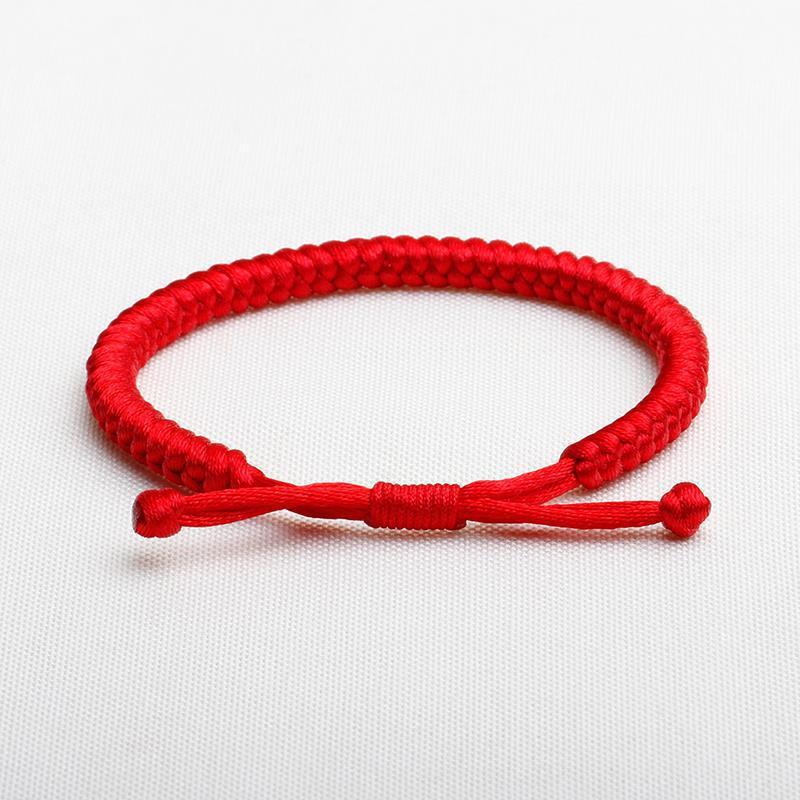 Picture of Xiao Zhan's same style diamond knot bracelet red rope bracelet men's and women's hand-woven couple's lucky delivery for the year of birth