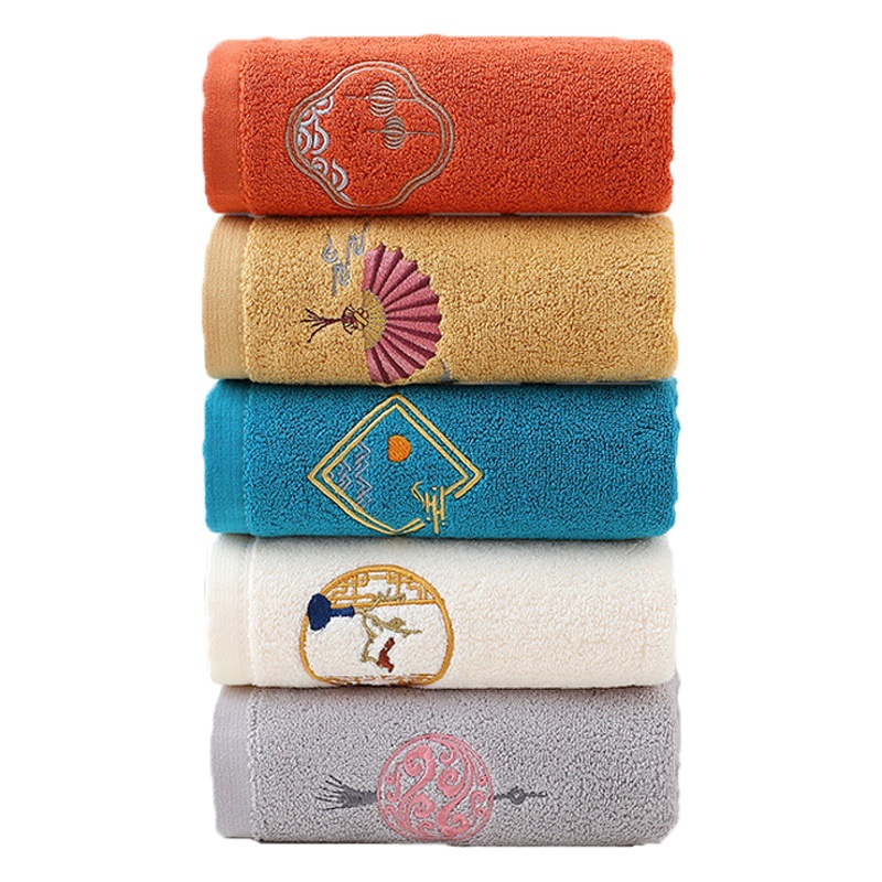 Picture of Jialiya Souvenir Towel, Cotton Non-Fading, Chinese Style Embroidered Face Towel, Gift Selection, Wedding Group Purchase W2919